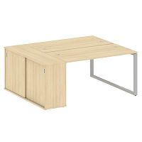 Бенч-система с шкафом-купе на О-обр. м/к Metal System БО.РС-СШК-1.3