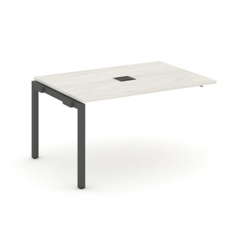 Style Project Проходной наб. элем. перег. стола SN-5P.NSPRG-002 Вяз Благородный/Металл Белый 1180*98 фото 13