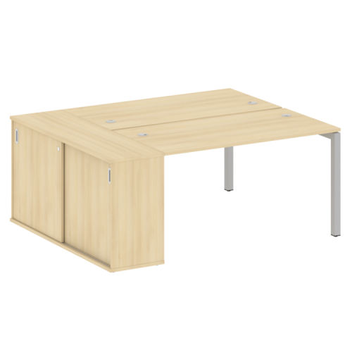 Бенч-система с шкафом-купе на П-обр. м/к Metal System Quattro 50БП.РС-СШК-1.3 фото 11 Бенч-система с шкафом-купе на П-обр. м/к Metal System Quattro 50БП.РС-СШК-1.3 фото 11