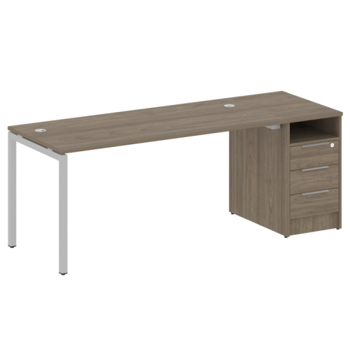 Бенч-система с тумбой на П-обр. м/к Metal System Quattro 40БП.РС-СТП-1.4