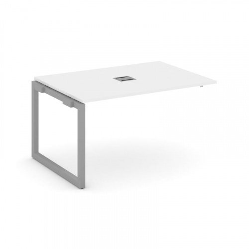 Style Project Проходной наб. элем. перег. стола SN-5O.NSPRG-001 Дуб Наварра/Металл Белый 980*980*750 фото 24