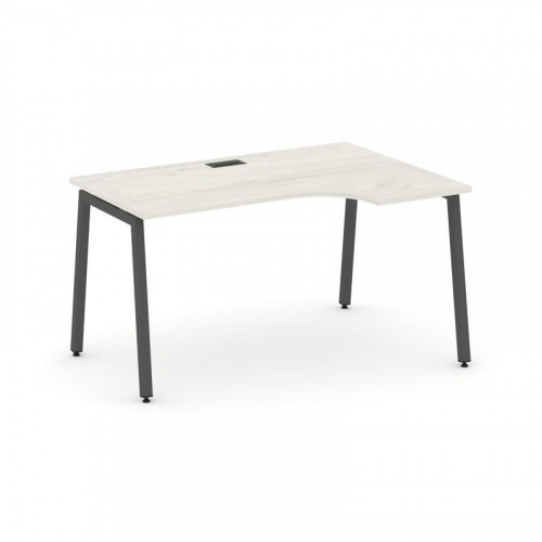 Style Project Стол рабочий эргоном. SN-4A.SPA-001(R) Белый/Металл Белый 1380*600/980*750 фото 27