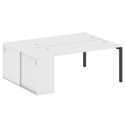 Бенч-система с шкафом-купе на П-обр. м/к Metal System Quattro 50БП.РС-СШК-1.4 фото 14 Бенч-система с шкафом-купе на П-обр. м/к Metal System Quattro 50БП.РС-СШК-1.4 фото 14