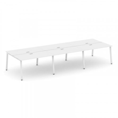 Style Project Рабочая станция 2-х сторон. SN-6A.DRS-062 Антрацит/Металл Белый 3540*1232*750 фото 15