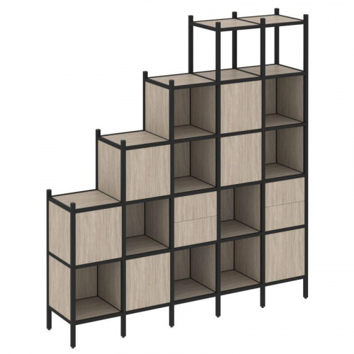 Стеллаж офисный прямой Loft VR.L-25 фото 3 Стеллаж офисный прямой Loft VR.L-25 фото 3