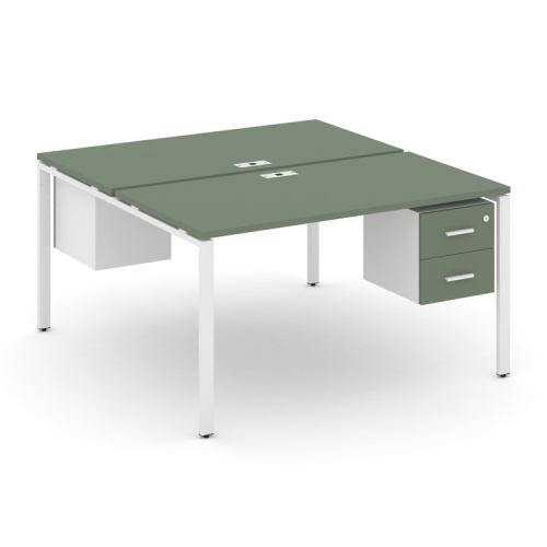 Бенч-система на 2 места с подвесными тумбами Concept CN.DRS-115 фото 5