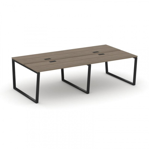 Style Project Рабочая станция 2-х сторон. SN-6T2.DRS-042 Акация Лорка/Металл Антрацит/Заглушка Пласт фото 9