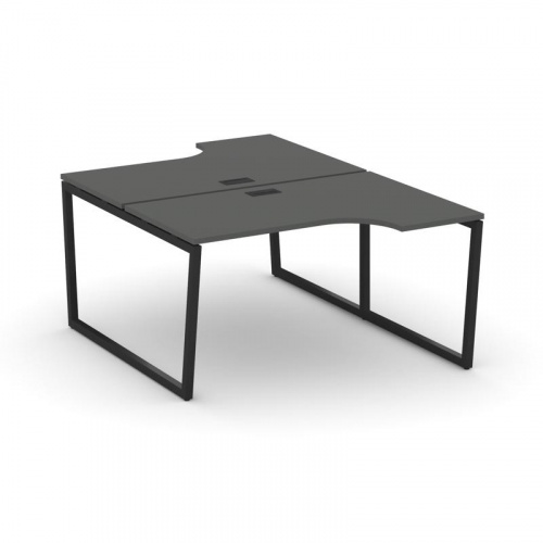 Style Project Рабочая станция эргоном. SN-4T2.DRPA-012 Акация Лорка/Металл Антрацит/Заглушка Пластик фото 6