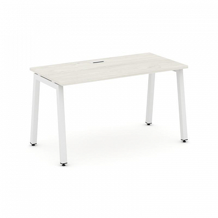 Style Project Стол письменный SN-5A.SP-013 Дуб Наварра/Металл Белый 1380*700*750