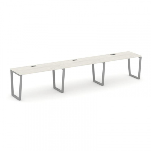 Style Project Рабочая станция 1 сторон. SN-6T2.ORS-042 Акация Лорка/Металл Антрацит/Заглушка Пластик фото 12