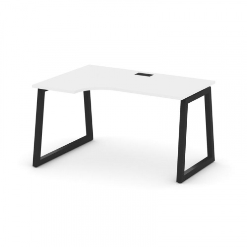 Style Project Стол рабочий эргоном. SN-5T1.SPA-021(L) Акация Лорка/Металл Антрацит/Заглушка Пластик фото 5