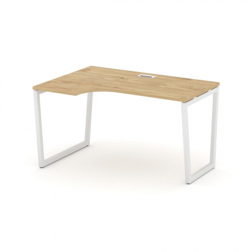 Style Project Стол рабочий эргоном. SN-4T2.SPA-001(L) Акация Лорка/Металл Антрацит/Заглушка Пластик фото 3 Style Project Стол рабочий эргоном. SN-4T2.SPA-001(L) Акация Лорка/Металл Антрацит/Заглушка Пластик фото 3