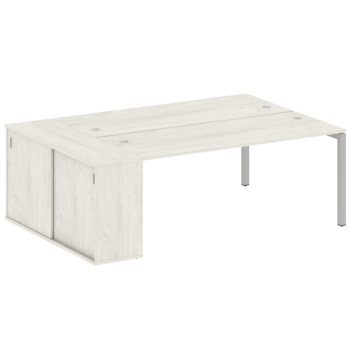 Бенч-система с шкафом-купе на П-обр. м/к Metal System Quattro 50БП.РС-СШК-1.5 фото 8 Бенч-система с шкафом-купе на П-обр. м/к Metal System Quattro 50БП.РС-СШК-1.5 фото 8