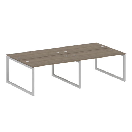 Бенч-система на 4 места на О-обр. м/к Metal System Quattro 50БО.СМ-4.3 Бенч-система на 4 места на О-обр. м/к Metal System Quattro 50БО.СМ-4.3