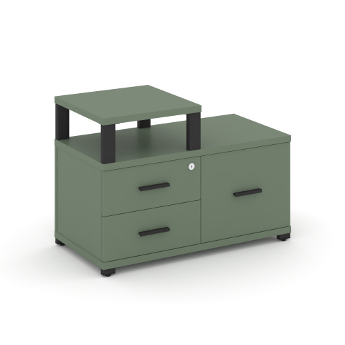 Тумба приставная с 2 ящиками Concept CN.TSP-005 B
