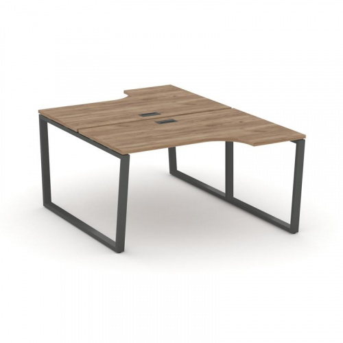 Style Project Рабочая станция эргоном. SN-6T2.DRPA-012 Акация Лорка/Металл Антрацит/Заглушка Пластик фото 23