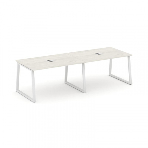 Style Project Стол переговорный SN-6T1.SPRG-011 Акация Лорка/Металл Антрацит/Заглушка Металл Антраци фото 14