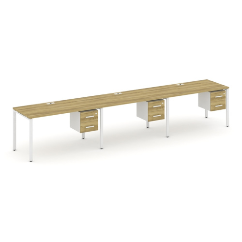 Бенч-система на 3 места с подвесными тумбами Concept CN.ORS-135 фото 11