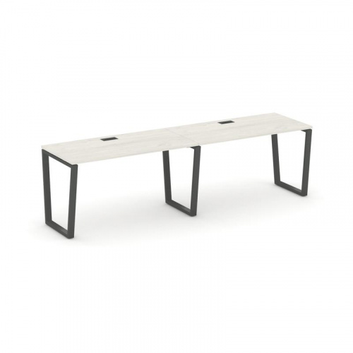 Style Project Рабочая станция 1 сторон. SN-6T2.ORS-012 Акация Лорка/Металл Антрацит/Заглушка Пластик фото 24