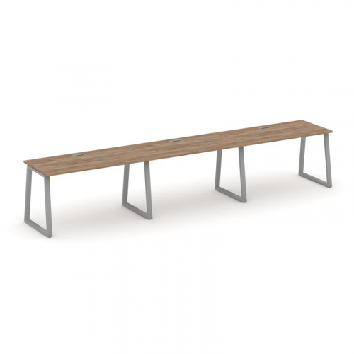 Style Project Рабочая станция 1 сторон. SN-6T1.ORS-041 Акация Лорка/Металл Антрацит/Заглушка Пластик фото 10