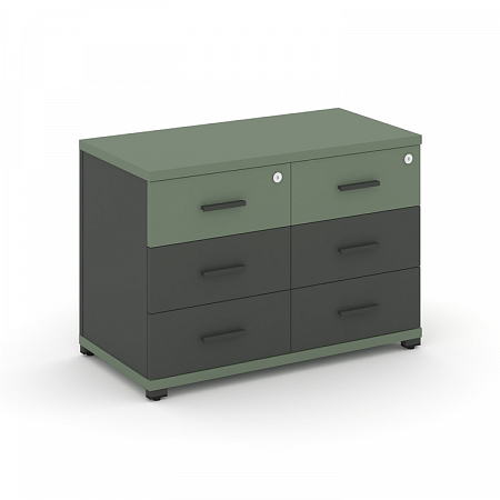 Тумба приставная с 6 ящиками Concept CN.TSP-007 A