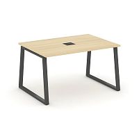 Style Project Стол переговорный SN-6T1.SPRG-002 Акация Лорка/Металл Антрацит/Заглушка Металл Антраци