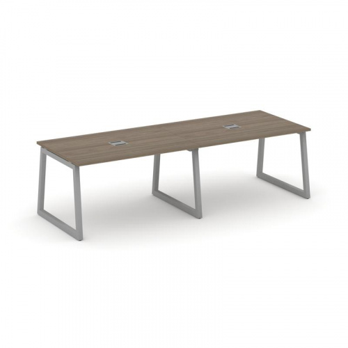 Style Project Стол переговорный SN-5T1.SPRG-014 Акация Лорка/Металл Антрацит/Заглушка Металл Антраци фото 15