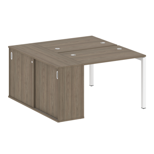 Бенч-система с шкафом-купе на П-обр. м/к Metal System Quattro 50БП.РС-СШК-1.1 фото 3 Бенч-система с шкафом-купе на П-обр. м/к Metal System Quattro 50БП.РС-СШК-1.1 фото 3