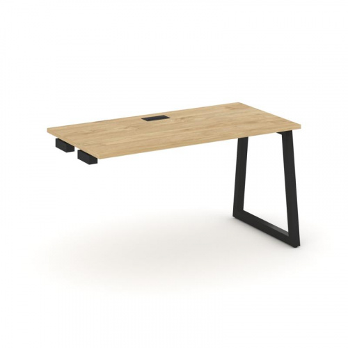 Style Project Стол-приставка к опор. элем. SN-5T1.OPRS-012 Акация Лорка/Металл Антрацит/Заглушка Пла