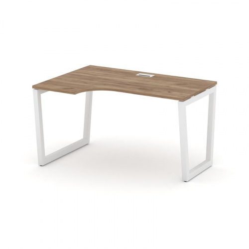 Style Project Стол рабочий эргоном. SN-5T2.SPA-021(L) Акация Лорка/Металл Антрацит/Заглушка Пластик фото 11