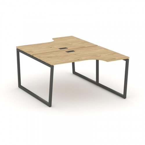 Style Project Рабочая станция эргоном. SN-4T2.DRPA-012 Акация Лорка/Металл Антрацит/Заглушка Пластик фото 22