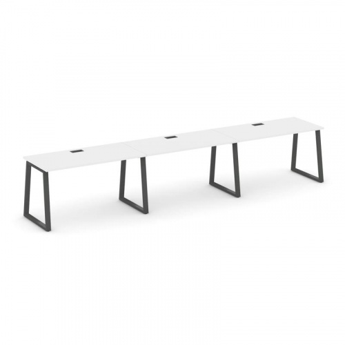 Style Project Рабочая станция 1 сторон. SN-6T1.ORS-041 Акация Лорка/Металл Антрацит/Заглушка Пластик фото 26