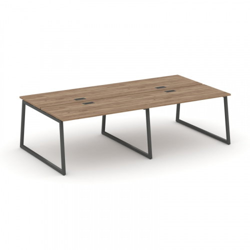 Style Project Рабочая станция 2-х сторон. SN-4T1.DRS-044 Акация Лорка/Металл Антрацит/Заглушка Пласт фото 10