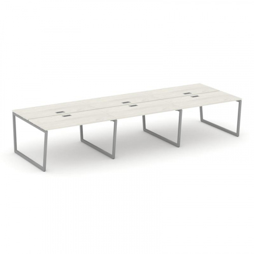 Style Project Рабочая станция 2-х сторон. SN-4T2.DRS-084 Акация Лорка/Металл Антрацит/Заглушка Пласт фото 11