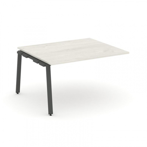 Style Project Проходной наб. элем. перег. стола SN-6A.NSPRG-033.3 Дуб Наварра/Металл Белый 1380*1180 фото 18