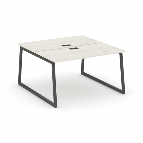 Style Project Рабочая станция 2-х сторон. SN-4T1.DRS-001 Акация Лорка/Металл Антрацит/Заглушка Пласт фото 9