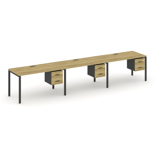 Бенч-система на 3 места с подвесными тумбами Concept CN.ORS-133 фото 4