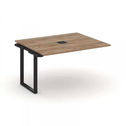 Style Project Проходной наб. элем. перег. стола SN-6O.NSPRG-033 Дуб Наварра/Металл Белый 1380*1180*7 фото 16