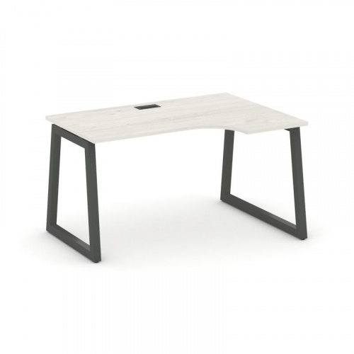 Style Project Стол рабочий эргоном. SN-5T1.SPA-021(R) Акация Лорка/Металл Антрацит/Заглушка Пластик фото 24