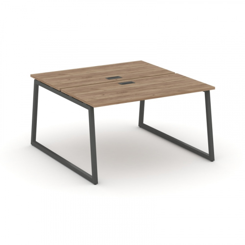 Style Project Рабочая станция 2-х сторон. SN-4T1.DRS-001 Акация Лорка/Металл Антрацит/Заглушка Пласт фото 10