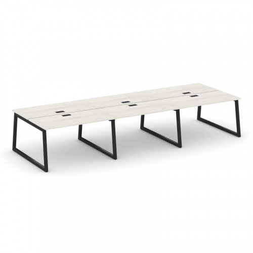 Style Project Рабочая станция 2-х сторон. SN-5T1.DRS-082 Акация Лорка/Металл Антрацит/Заглушка Пласт фото 4