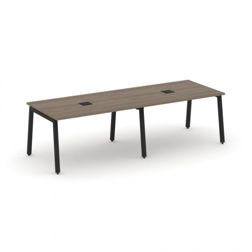 Style Project Стол переговорный SN-5A.SPRG-014 Акация Лорка/Металл Белый 3160*980*750 фото 3