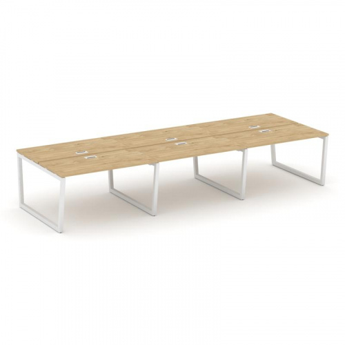 Style Project Рабочая станция 2-х сторон. SN-5T2.DRS-082 Акация Лорка/Металл Антрацит/Заглушка Пласт фото 3