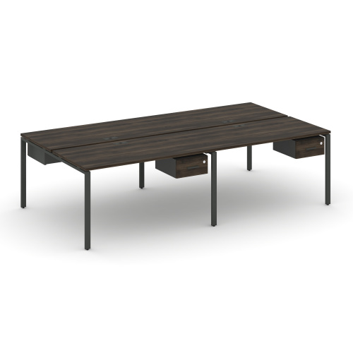 Бенч-система на 4 места с подвесными тумбами Concept CN.DRS-131 фото 3