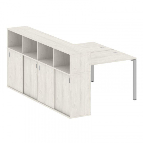 Бенч-система с шкафом-купе на П-обр. м/к Metal System БП.РС-СШК-4.2 фото 8