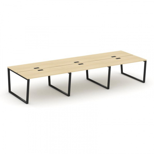 Style Project Рабочая станция 2-х сторон. SN-6T2.DRS-072 Акация Лорка/Металл Антрацит/Заглушка Пласт фото 4