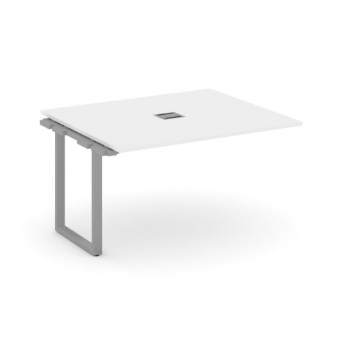 Style Project Проходной наб. элем. перег. стола SN-6O.NSPRG-033 Дуб Наварра/Металл Белый 1380*1180*7 фото 17