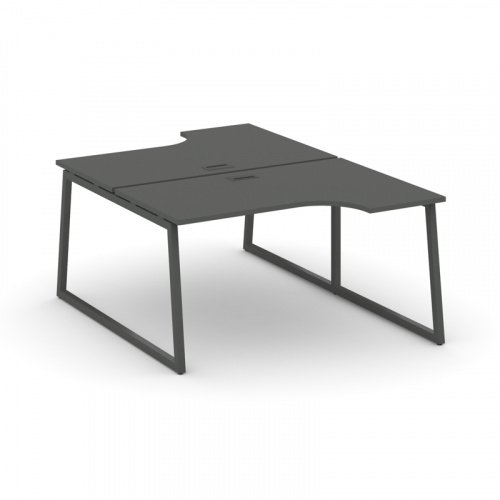 Style Project Рабочая станция эргоном. SN-4T1.DRPA-022 Акация Лорка/Металл Антрацит/Заглушка Пластик фото 14