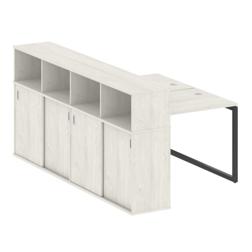 Бенч-система с шкафом-купе на О-обр. м/к Metal System Quattro 40БО.РС-СШК-4.1 фото 13