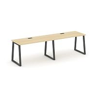 Style Project Рабочая станция 1 сторон. SN-6T1.ORS-003 Акация Лорка/Металл Антрацит/Заглушка Пластик